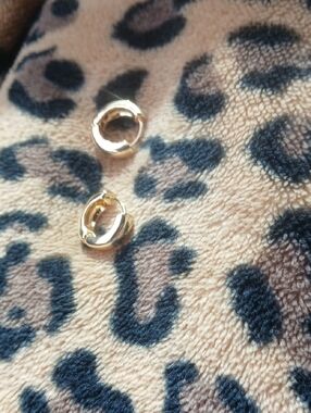 14 K Gold Plated Hoops
